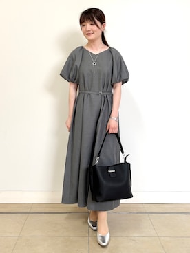 「Reflect（リフレクト）のアイテム」を使った、mikiさん（レディース・153cm）の夏コーディネート