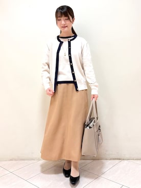 「Reflect（リフレクト）のアイテム（アクセサリー）」を使った、mikiさん（レディース・153cm）の春コーディネート