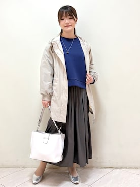 「Reflect（リフレクト）のアイテム」を使った、mikiさん（レディース・153cm）の冬コーディネート