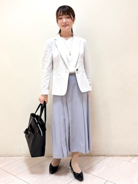 「Reflect（リフレクト）のアイテム（シューズ）」を使った、mikiさん（レディース・153cm）の春コーディネート