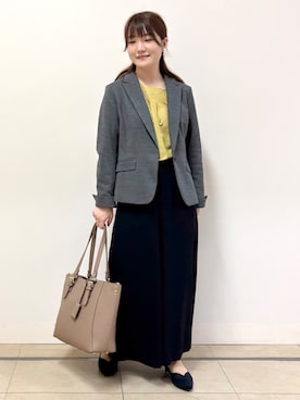 「Reflect（リフレクト）のアイテム」を使った、mikiさん（レディース・153cm）の秋コーディネート