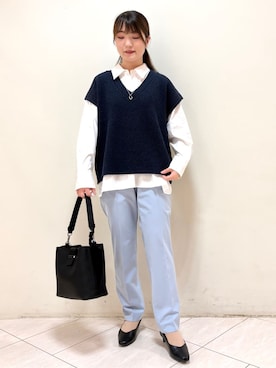 「Reflect（リフレクト）のアイテム（シューズ）」を使った、mikiさん（レディース・153cm）の春コーディネート