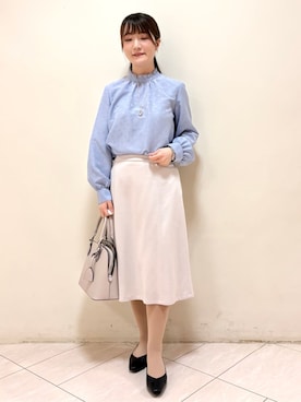 「Reflect（リフレクト）のアイテム（シューズ）」を使った、mikiさん（レディース・153cm）の春コーディネート