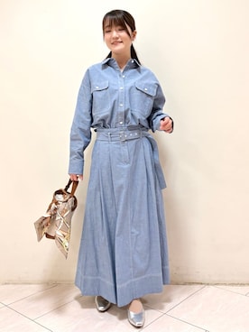 「Reflect（リフレクト）のアイテム（シューズ）」を使った、mikiさん（レディース・153cm）の冬コーディネート