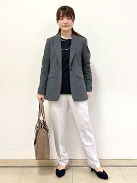 「Reflect（リフレクト）のアイテム（バッグ）」を使った、mikiさん（レディース・153cm）の秋コーディネート