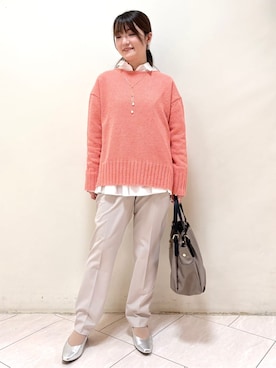 「Reflect（リフレクト）のアイテム（シューズ）」を使った、mikiさん（レディース・153cm）の冬コーディネート