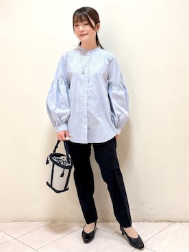 「Reflect（リフレクト）のアイテム（アクセサリー）」を使った、mikiさん（レディース・153cm）の冬コーディネート
