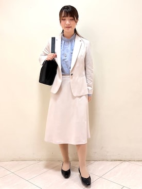 「Reflect（リフレクト）のアイテム（シューズ）」を使った、mikiさん（レディース・153cm）の春コーディネート