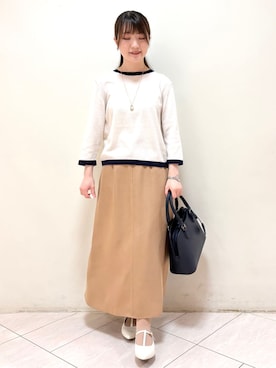 「Reflect（リフレクト）のアイテム（アクセサリー）」を使った、mikiさん（レディース・153cm）の春コーディネート