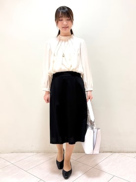 「Reflect（リフレクト）のアイテム（シューズ）」を使った、mikiさん（レディース・153cm）の春コーディネート