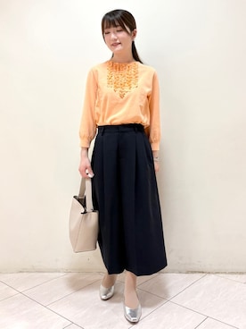 「Reflect（リフレクト）のアイテム（シューズ）」を使った、mikiさん（レディース・153cm）の春コーディネート