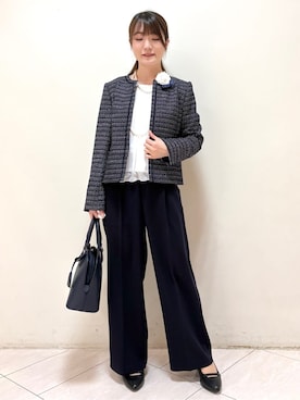 「Reflect（リフレクト）のアイテム（アクセサリー）」を使った、mikiさん（レディース・153cm）の冬コーディネート