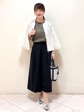 「Reflect（リフレクト）のアイテム（シューズ）」を使った、mikiさん（レディース・153cm）の春コーディネート