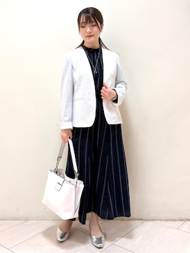 「Reflect（リフレクト）のアイテム（アクセサリー）」を使った、mikiさん（レディース・153cm）の冬コーディネート