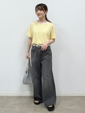 「Reflect（リフレクト）のアイテム」を使った、mikiさん（レディース・153cm）の夏コーディネート