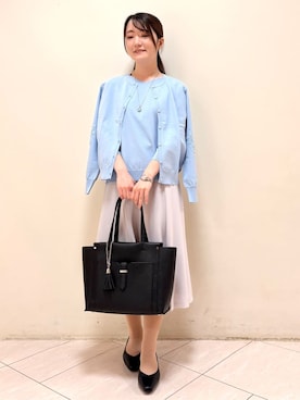 「Reflect（リフレクト）のアイテム（シューズ）」を使った、mikiさん（レディース・153cm）の春コーディネート