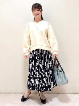 「Reflect（リフレクト）のアイテム」を使った、mikiさん（レディース・153cm）の春コーディネート