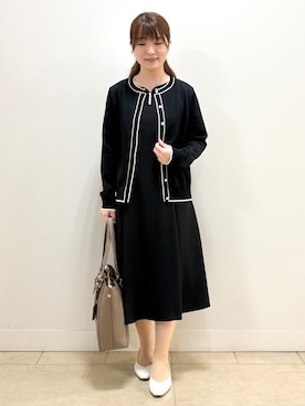 「Reflect（リフレクト）のアイテム（バッグ）」を使った、mikiさん（レディース・153cm）の秋コーディネート