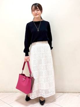 「Reflect（リフレクト）のアイテム（シューズ）」を使った、mikiさん（レディース・153cm）の冬コーディネート