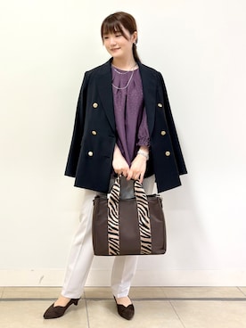 「Reflect（リフレクト）のアイテム」を使った、mikiさん（レディース・153cm）の秋コーディネート