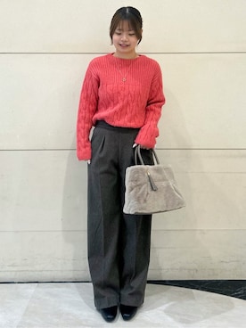 ゆうなさん(レディース・159cm)の冬コーディネート