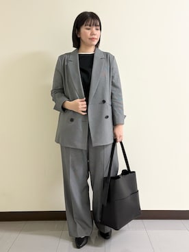 「Reflect（リフレクト）のアイテム（トップス）」を使った、まこさん（レディース・153cm）の秋コーディネート