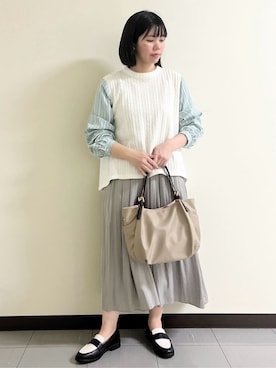 まこさん（レディース・153cm）の春コーディネート