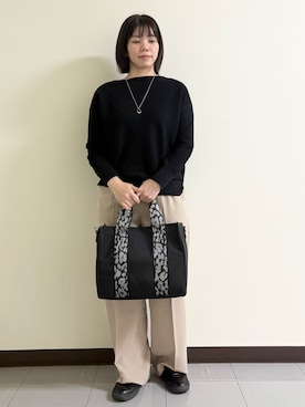 「Reflect（リフレクト）のアイテム（バッグ）」を使った、まこさん（レディース・153cm）の秋コーディネート