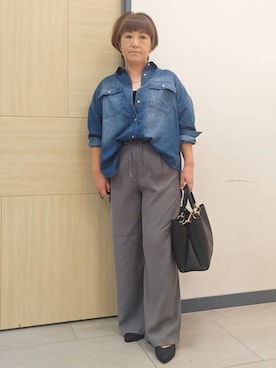 むぅポンさん（レディース・153cm）の秋コーディネート