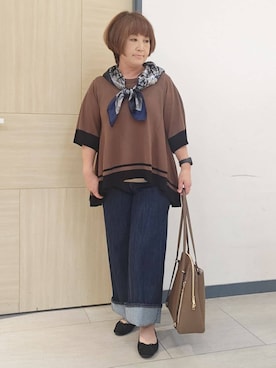 むぅポンさん(レディース・153cm)の秋コーディネート