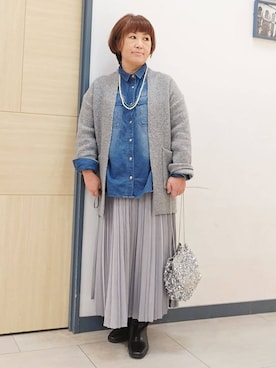 むぅポンさん（レディース・153cm）の冬コーディネート