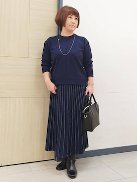 むぅポンさん(レディース・153cm)の冬コーディネート