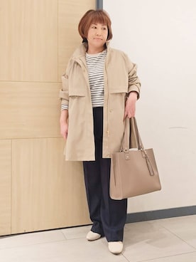 「COUP DE CHANCE（クードシャンス）のアイテム」を使った、むぅポンさん（レディース・153cm）の冬コーディネート