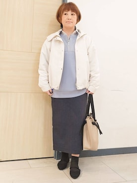 「grove（グローブ）のアイテム」を使った、むぅポンさん（レディース・153cm）の春コーディネート