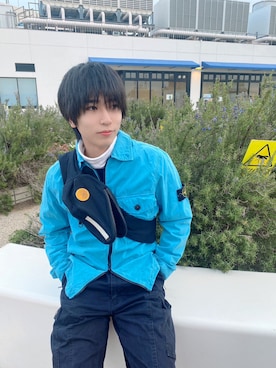 「STONE ISLAND（ストーンアイランド）のアイテム」を使った、onoshun015さん（メンズ・173cm）の春コーディネート