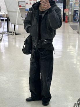 「ANDER HUNK（アンダーハンク）のアイテム（パンツ）」を使った、h25brgさん（メンズ・172cm）の春コーディネート