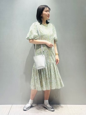 「Sunauna（スーナウーナ）のアイテム」を使った、konamiさん（レディース・166cm）の春コーディネート