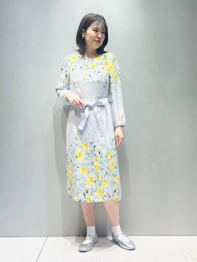 「Sunauna（スーナウーナ）のアイテム」を使った、konamiさん（レディース・166cm）の春コーディネート