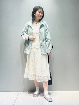 「Sunauna（スーナウーナ）のアイテム」を使った、konamiさん（レディース・166cm）の春コーディネート