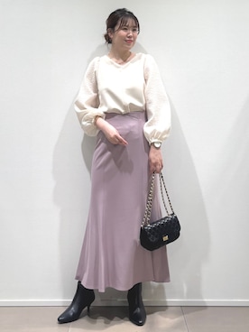 「COUP DE CHANCE（クードシャンス）のアイテム」を使った、konamiさん（レディース・166cm）の秋コーディネート