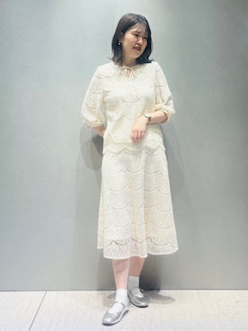 「Sunauna（スーナウーナ）のアイテム」を使った、konamiさん（レディース・166cm）の春コーディネート