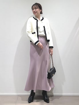 「COUP DE CHANCE（クードシャンス）のアイテム」を使った、konamiさん（レディース・166cm）の秋コーディネート