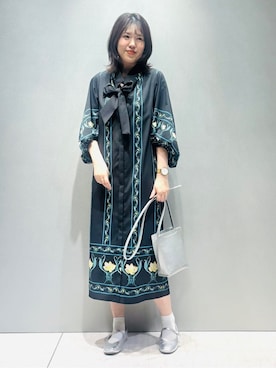 「Sunauna（スーナウーナ）のアイテム」を使った、konamiさん（レディース・166cm）の春コーディネート