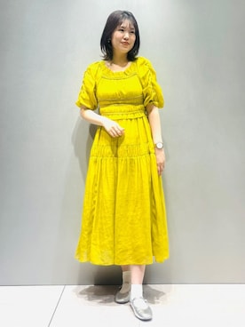 「Sunauna（スーナウーナ）のアイテム」を使った、konamiさん（レディース・166cm）の春コーディネート