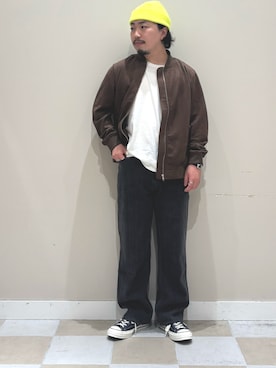 「URBAN RESEARCH」｜ヤマモトさん（メンズ・168cm）の秋コーディネート
