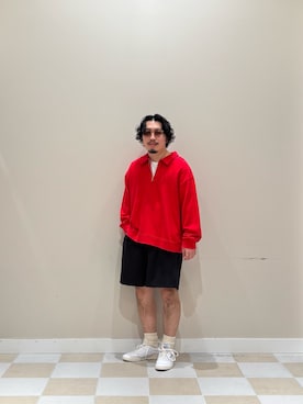 「URBAN RESEARCH（アーバンリサーチ）のReebok　CLUB C 85 VINTAGE（スニーカー、ホワイト系）」を使った、ヤマモトさん（メンズ・168cm）の春コーディネート