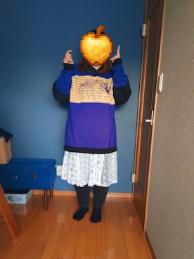 「アイテム（ポロシャツ）」を使った、HaLさん（レディース・160cm）の冬コーディネート