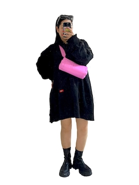 「JAM（ジャム）のアイテム」を使った、こじさん（レディース・158cm）の冬コーディネート