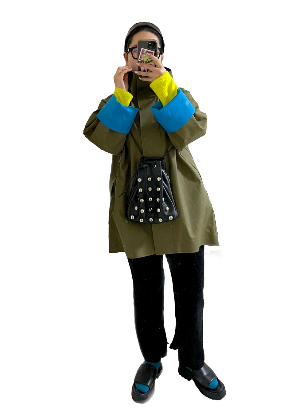 CLANE（クラネ）の「【PULP】CLANE / クラネ DRAWSTRING STUDS BAG