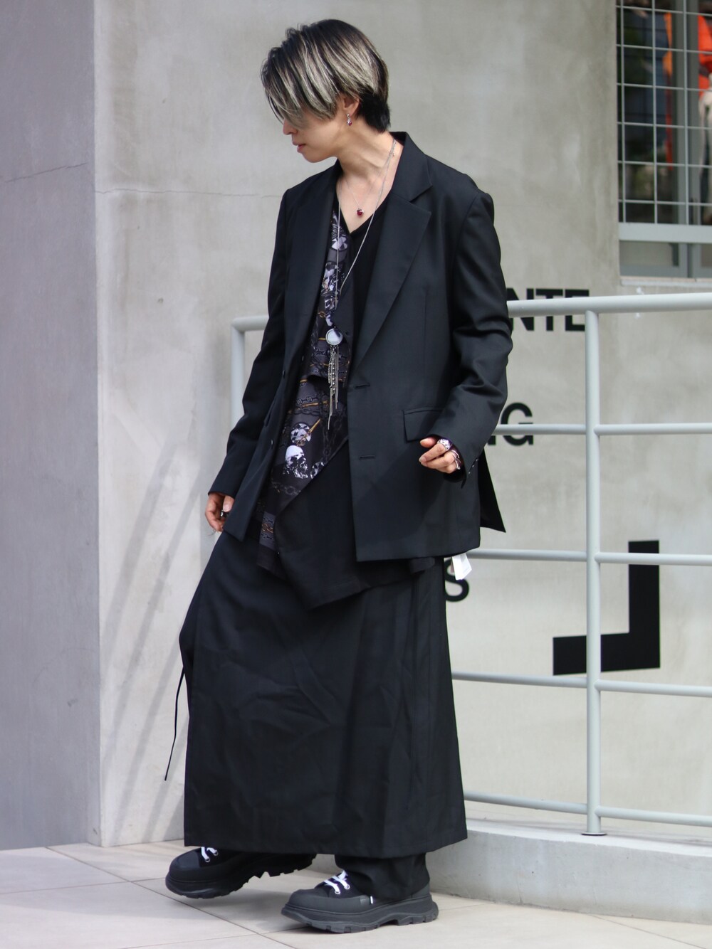 【Ground Y】テーラードジャケット Ground Y - Ground Y | WOOL/POLYESTER GABARDINE Jacket